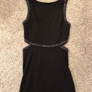 🎉SALE🎉 Large black beaded Charlotte Russe dress